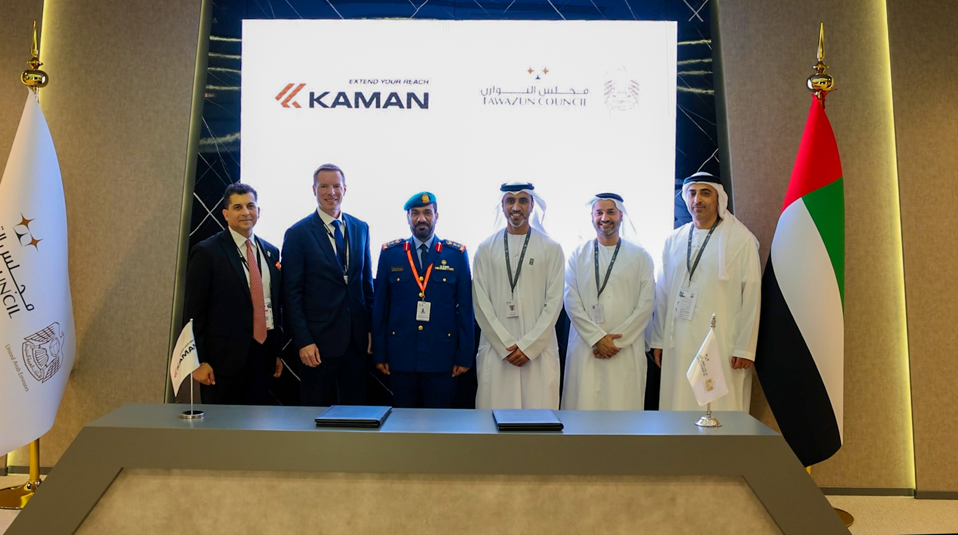 Tawazun Council, Kaman sign to setup height of burst manufacturing facility in UAE