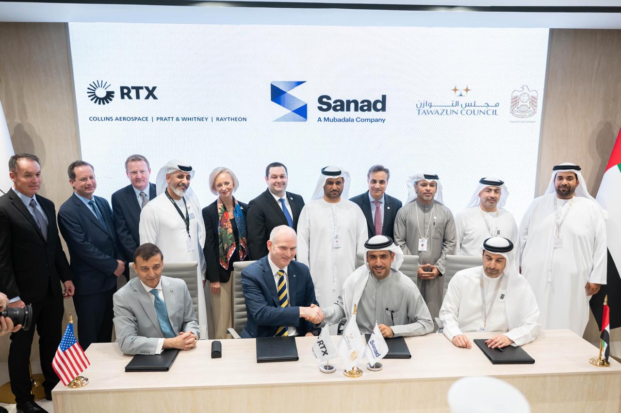 Sanad and Pratt & Whitney Sign New Agreement for Aircraft Engine MRO Services enabled by Tawazun Economic Program